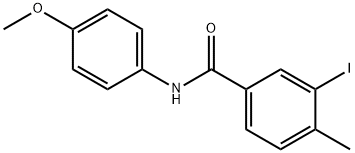 3-iodo-N-(4-methoxyphenyl)-4-methylbenzamide Struktur