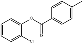 2-chlorophenyl 4-methylbenzoate Struktur