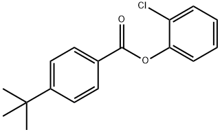 2-chlorophenyl 4-tert-butylbenzoate Struktur