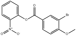 2-nitrophenyl 3-bromo-4-methoxybenzoate Struktur