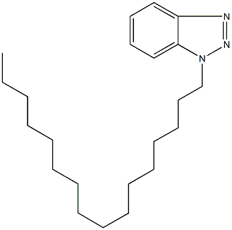 1-hexadecyl-1H-1,2,3-benzotriazole Struktur