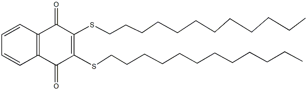 2,3-bis(dodecylsulfanyl)naphthoquinone Struktur