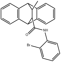 N-(2-bromophenyl)-16-methyltetracyclo[6.6.2.0~2,7~.0~9,14~]hexadeca-2,4,6,9,11,13-hexaene-15-carboxamide Struktur