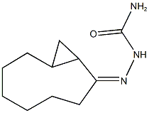 bicyclo[7.1.0]decan-2-one semicarbazone Struktur