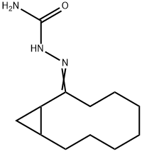 bicyclo[8.1.0]undecan-2-one semicarbazone Struktur