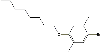 4-bromo-2,5-dimethylphenyl octyl ether Struktur