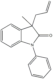 3-allyl-3-methyl-1-phenyl-1,3-dihydro-2H-indol-2-one Struktur