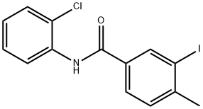 N-(2-chlorophenyl)-3-iodo-4-methylbenzamide Struktur