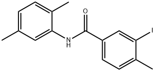 N-(2,5-dimethylphenyl)-3-iodo-4-methylbenzamide Struktur