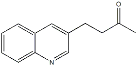 4-(3-quinolinyl)-2-butanone Struktur