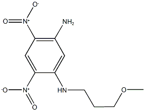 N~1~-(3-methoxypropyl)-4,6-dinitro-1,3-benzenediamine Struktur