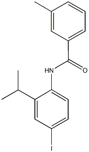 N-(4-iodo-2-isopropylphenyl)-3-methylbenzamide Struktur