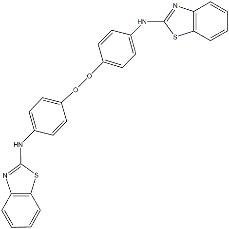 N-(4-{[4-(1,3-benzothiazol-2-ylamino)phenyl]peroxy}phenyl)-1,3-benzothiazol-2-amine Struktur