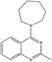 4-(1-azepanyl)-2-methylquinazoline Struktur