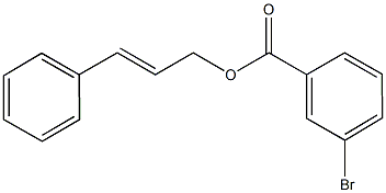 cinnamyl 3-bromobenzoate Struktur