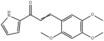 1-(1H-pyrrol-2-yl)-3-(2,4,5-trimethoxyphenyl)-2-propen-1-one Struktur