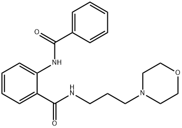 2-(benzoylamino)-N-[3-(4-morpholinyl)propyl]benzamide Struktur