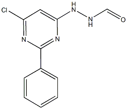 N'-(6-chloro-2-phenyl-4-pyrimidinyl)formic hydrazide Struktur