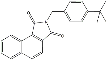 2-(4-tert-butylbenzyl)-1H-benzo[e]isoindole-1,3(2H)-dione Struktur