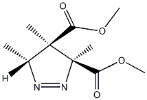 dimethyl 3,4,5-trimethyl-4,5-dihydro-3H-pyrazole-3,4-dicarboxylate Struktur