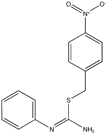 4-nitrobenzyl N'-phenylimidothiocarbamate Struktur