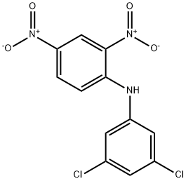 N-(3,5-dichlorophenyl)-2,4-dinitroaniline Struktur