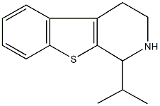 1-isopropyl-1,2,3,4-tetrahydro[1]benzothieno[2,3-c]pyridine Struktur