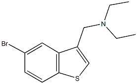 N-[(5-bromo-1-benzothien-3-yl)methyl]-N-ethylethanamine Struktur