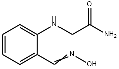 2-{2-[(hydroxyimino)methyl]anilino}acetamide Struktur