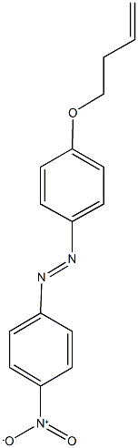 1-[4-(3-butenyloxy)phenyl]-2-{4-nitrophenyl}diazene Struktur