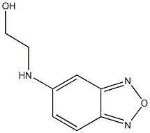 2-(2,1,3-benzoxadiazol-5-ylamino)ethanol Struktur