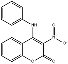 4-anilino-3-nitro-2H-chromen-2-one Struktur