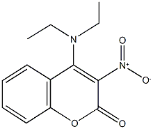 4-(diethylamino)-3-nitro-2H-chromen-2-one Struktur