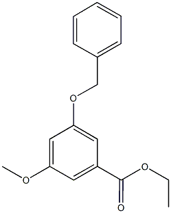 ethyl 3-(benzyloxy)-5-methoxybenzoate Struktur