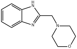 2-(4-morpholinylmethyl)-1H-benzimidazole Struktur