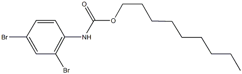 nonyl 2,4-dibromophenylcarbamate Struktur