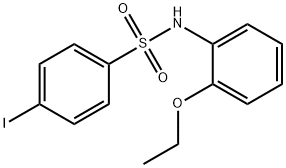 N-(2-ethoxyphenyl)-4-iodobenzenesulfonamide Struktur