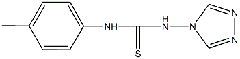 N-(4-methylphenyl)-N'-(4H-1,2,4-triazol-4-yl)thiourea Struktur