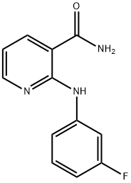 2-(3-fluoroanilino)nicotinamide Struktur