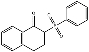 2-(phenylsulfonyl)-3,4-dihydro-1(2H)-naphthalenone Struktur