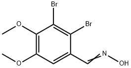 2,3-dibromo-4,5-dimethoxybenzaldehyde oxime Struktur