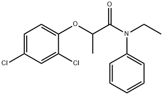 2-(2,4-dichlorophenoxy)-N-ethyl-N-phenylpropanamide Struktur