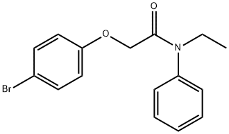 2-(4-bromophenoxy)-N-ethyl-N-phenylacetamide Struktur