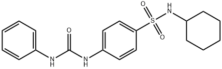 4-[(anilinocarbonyl)amino]-N-cyclohexylbenzenesulfonamide Struktur