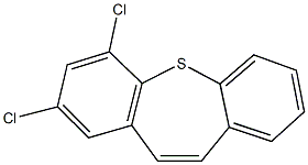 2,4-dichlorodibenzo[b,f]thiepine Struktur