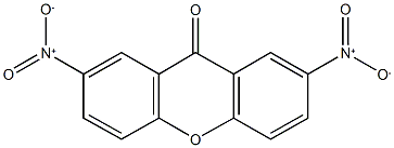 2,7-bisnitro-9H-xanthen-9-one Struktur