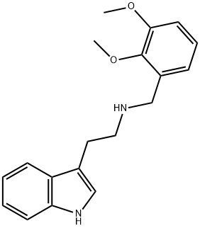 N-(2,3-dimethoxybenzyl)-N-[2-(1H-indol-3-yl)ethyl]amine Struktur