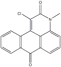 1-chloro-3-methyl-3H-naphtho[1,2,3-de]quinoline-2,7-dione Struktur