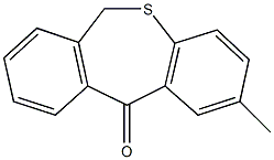 2-methyldibenzo[b,e]thiepin-11(6H)-one Struktur