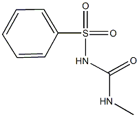 ({[(methylamino)carbonyl]amino}sulfonyl)benzene Struktur